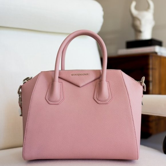 Givenchy Handbags - GIVENCHY Baby Pink Goat Skin Mini ANTIGONA Bag